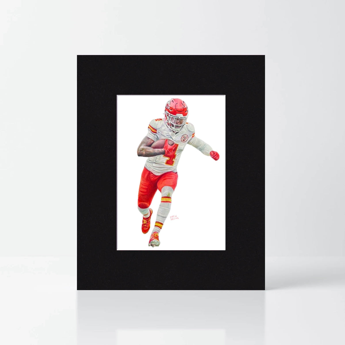 Rashee Rice Print Art By Caitlyn Snelling