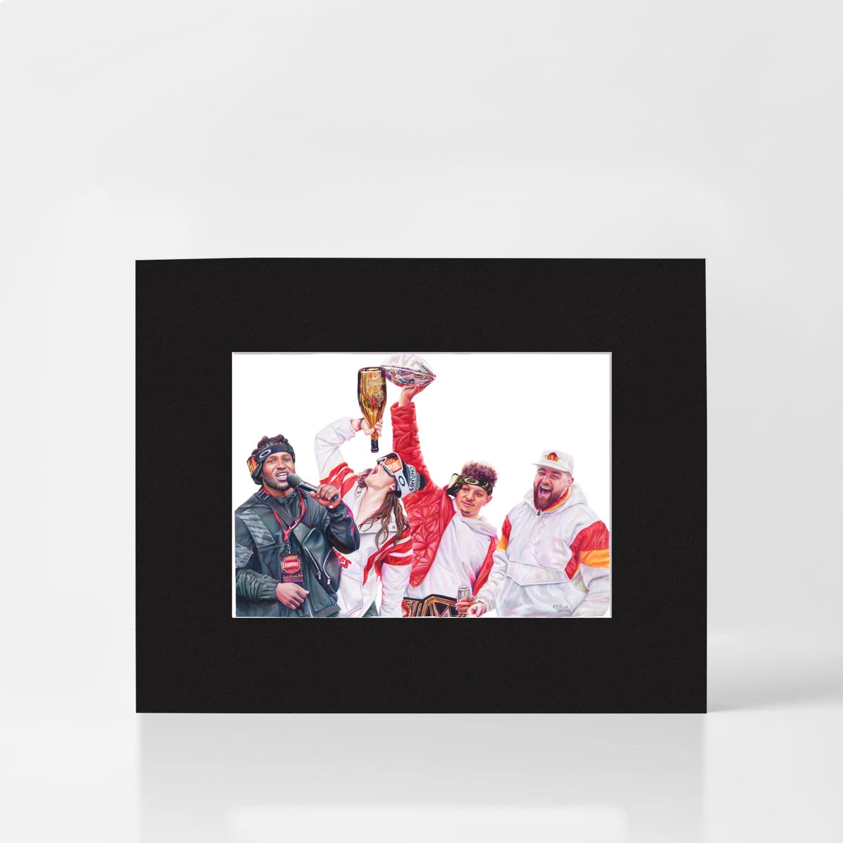 Limited Edition Championship Parade Art By Caitlyn Snelling