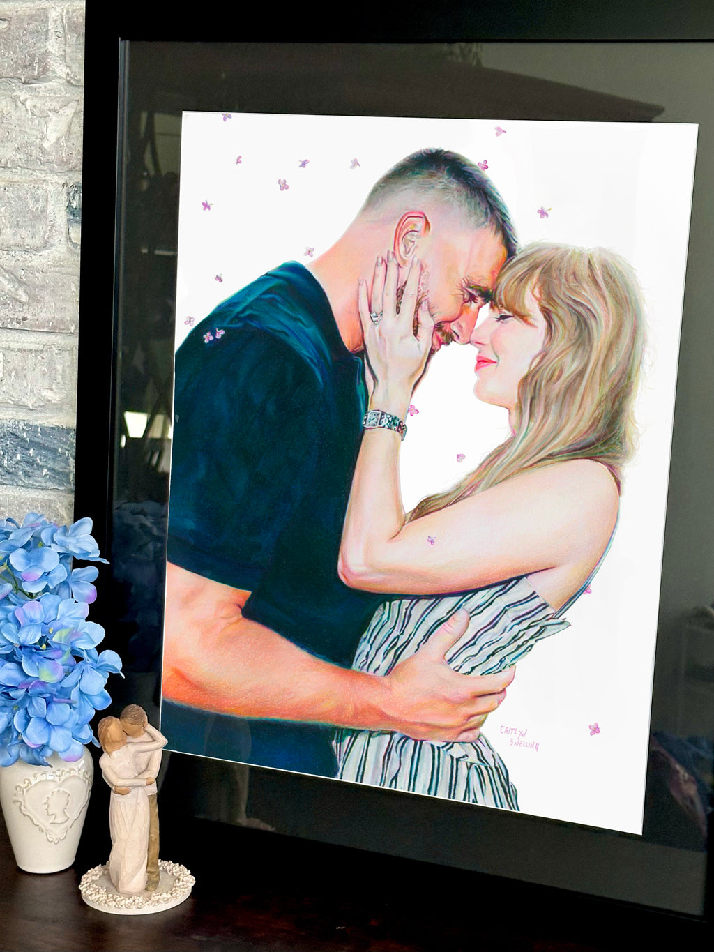 Ferris Wheels, Kisses, and Lilacs Original drawing