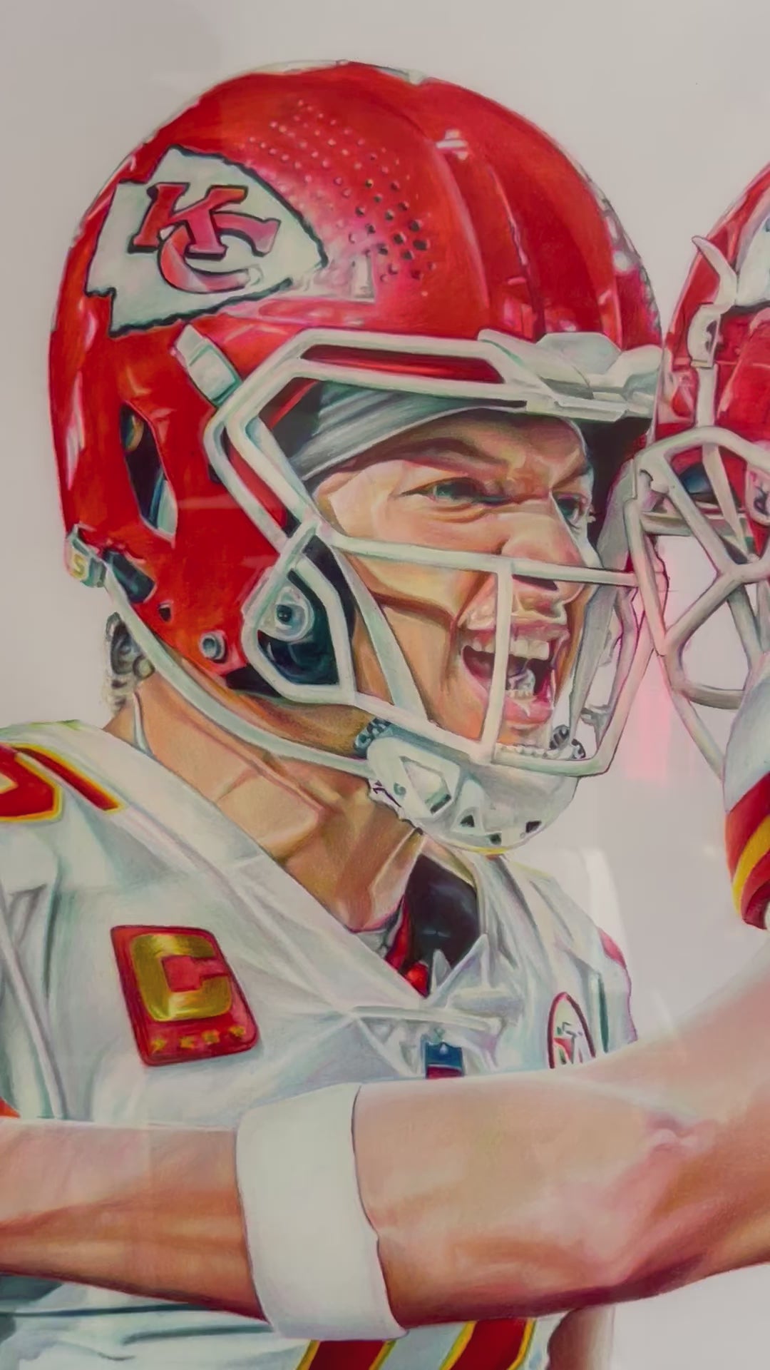 1587 Original Colored Pencil Drawing